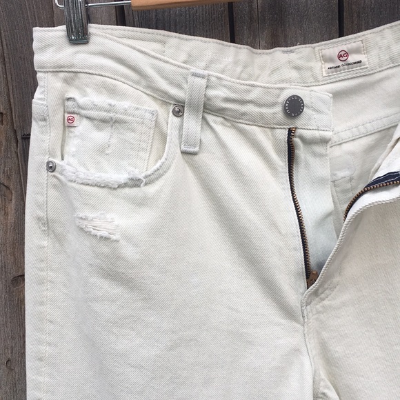 NWT AG Adriano Goldschmied Isabelle High Rise Straight Crop Jean Faded Blue 29 - Picture 5 of 16